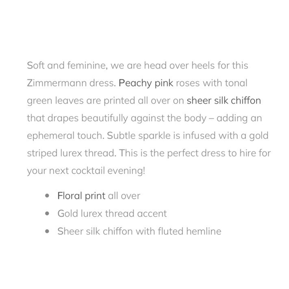 Zimmerman Master Flute Silk Dress Size:1(US:4) Ruffle GoldThread Front Slit $750 - Picture 16 of 16